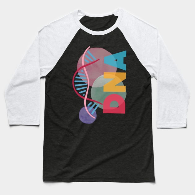 DNA Baseball T-Shirt by Sciholic